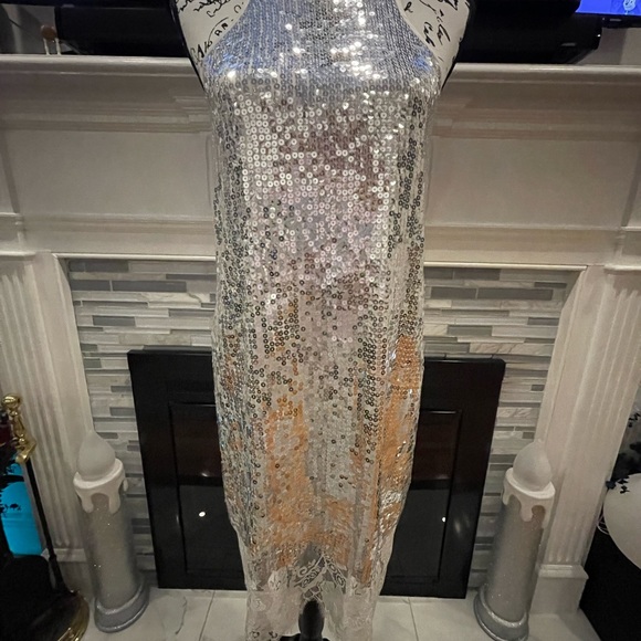 Beautiful sequins dress sleeveless - Picture 6 of 6